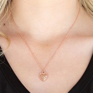 'Fierce Flirt" - Shiny Copper Necklace Set